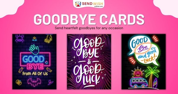 goodbye card